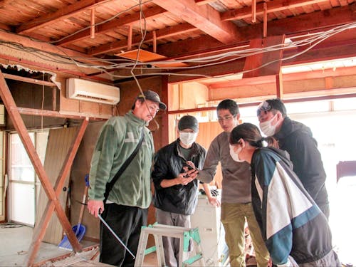 地域の方との交流も楽しみながら作業ができます