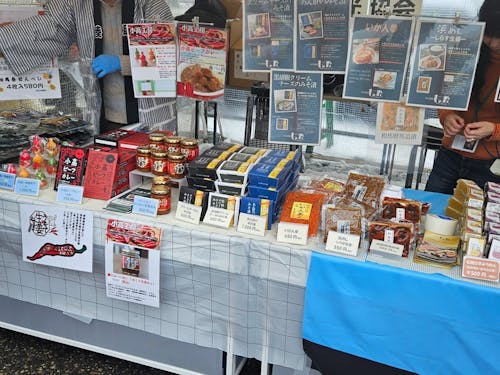 南相馬市の特産品も並びます