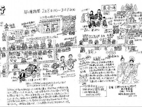 日野ひなまつり紀行マップ 東会場