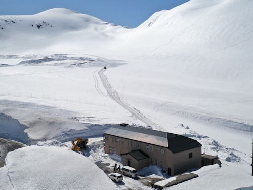 立山黒部アルペンルート天狗平バス停目の前