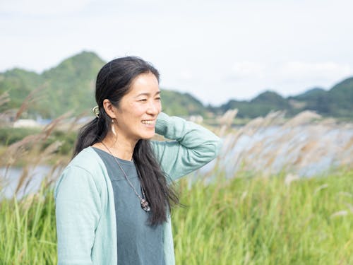 山、空、川の美しさが、日常を豊かにしてくれる。