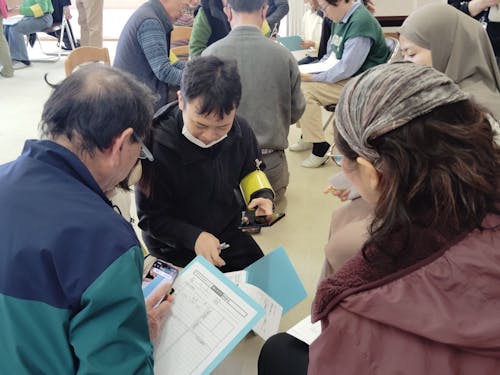 災害時外国人支援養成講座の様子