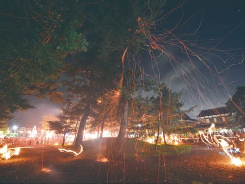 火振り祭りの様子