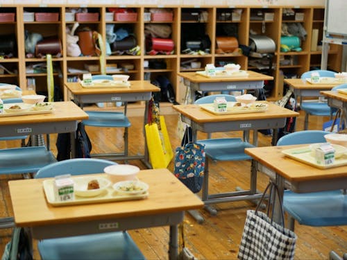 子供たちの給食にはオーガニック野菜が使われる