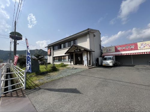 お店の前も広々としています☺