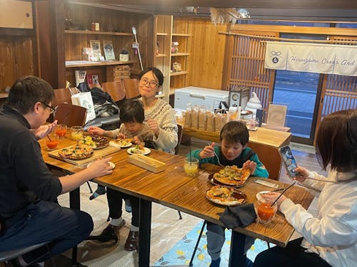 平泉町産野菜で作るピザ作り体験会