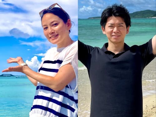 〈島ぐらしコンシェルジュ〉 左：原、右：森田