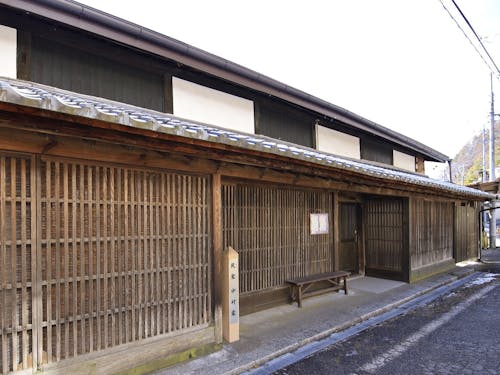 江戸時代の面影を残す町家の建物