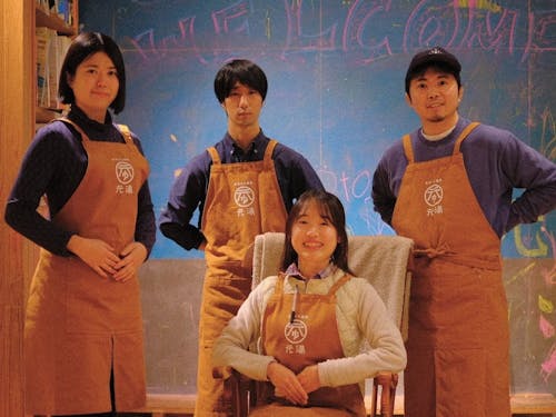 店長笑ってください！