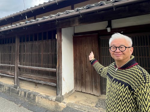 城下町で空き家物件まち歩きをした後は、地元人気のお蕎麦屋さんで昼食です