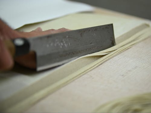 古くから檜枝岐に伝わる「裁ちそば」。香りと喉ごしがたまりません✨