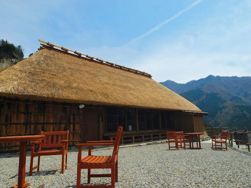 桃源郷祖谷の山里“談山”。重伝建に指定されている落合集落に8棟の古民家宿を運営。