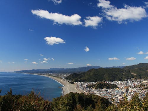 世界遺産 熊野古道・松本峠展望台からの風景