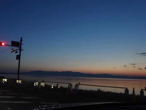 夜のさざなみ街道