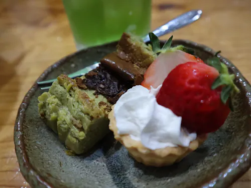 濱崎さんが提供するデザートメニュー