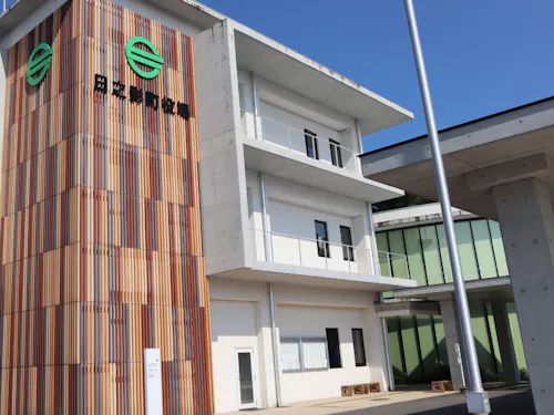 2021年に完成した日之影町役場新庁舎