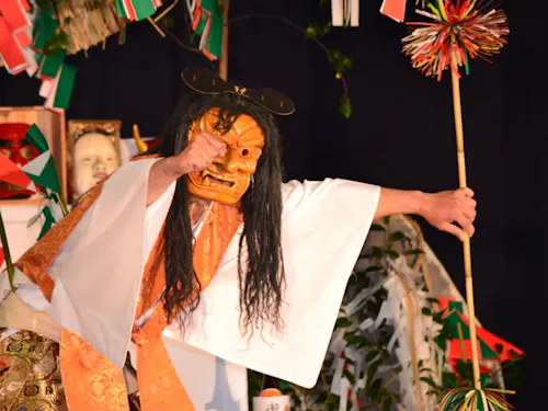 日之影町の伝統芸能である神楽