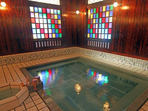 山代温泉のレトロな古総湯