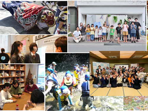 加賀市内での活動の様子