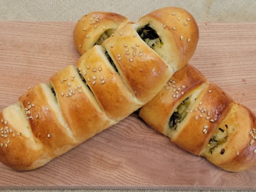 野沢菜おやきパン