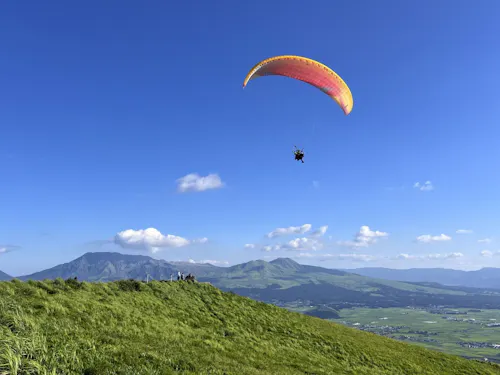 大観峰でのフライト