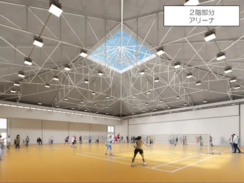 体育館2階イメージ図