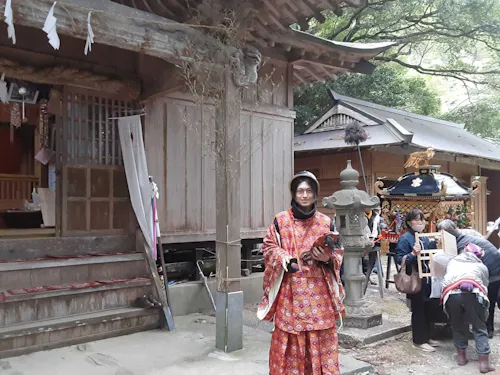 タイミングが良ければ集落の催事に参加することもあります。