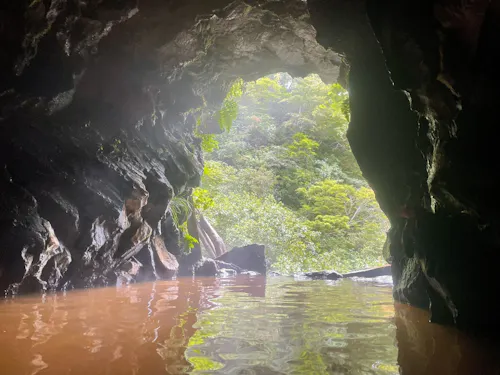 秘湯洞窟温泉「梶山元湯」体験