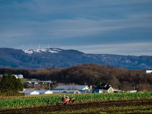 玉山地域の田園風景