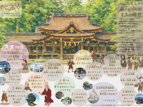 「すごろく」すべての道は多賀に通ず