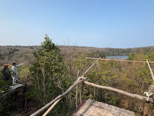 投網で鴨を獲る伝統猟もこれからの楽しみの一つ