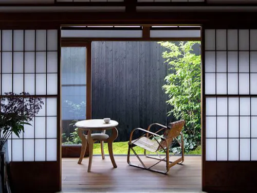 柴山益男の竹椅子