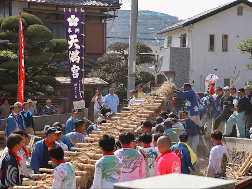 川名津柱松神事（祭）