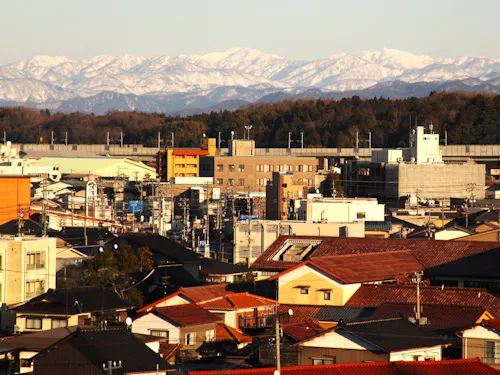 お試し住宅の一つが位置する城下町、大聖寺