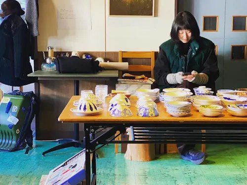 近江八幡市内でのイベント出店の様子。沖島の周知にもつながっています。