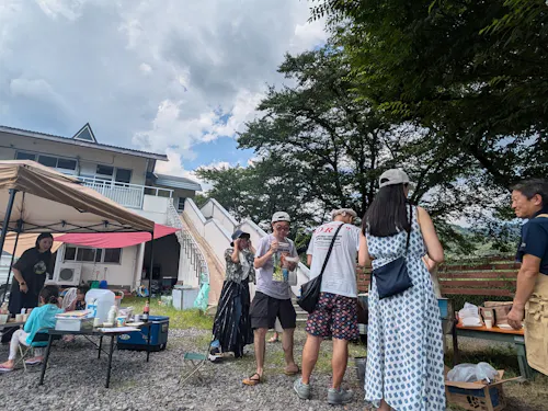 地元民、移住者で仲良くBBQしたりします!