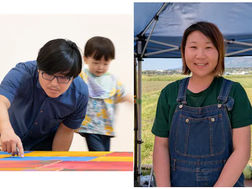 小野 耕石さん(矢掛町) \ 大内 ひとみさん(奈義町)