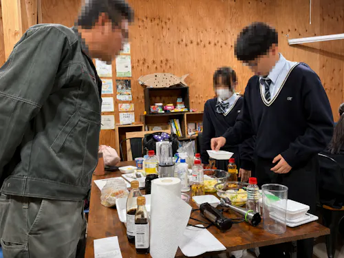 伴走者の方との試作で一緒にあーだこーだ。