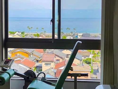 紀南病院から見えるオーシャンビューは開放的な癒しの絶景🏝️