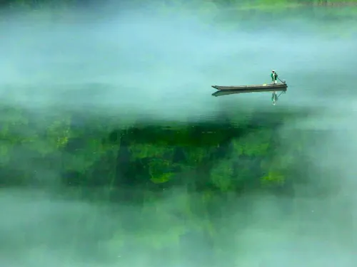 川霧と霧幻峡の渡し