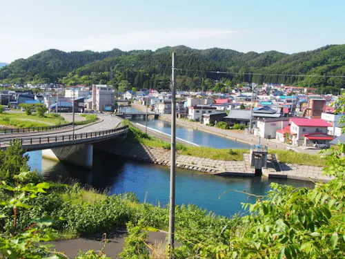 海と森に囲まれた脇野沢地区