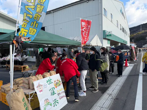 イベントでのお米販売