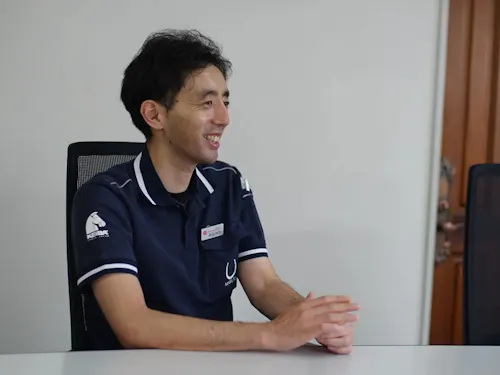 未経験から製造へ。現在は総務のご担当の皆川さん。
