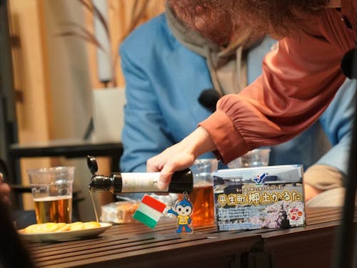 平生町産オリーブオイルを使用した軽食タイム♪