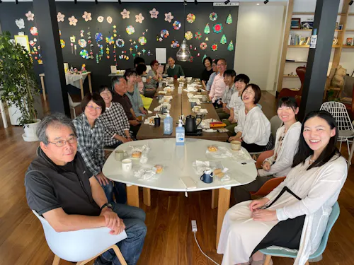 移住者交流会の様子。年に数回やってます♪
