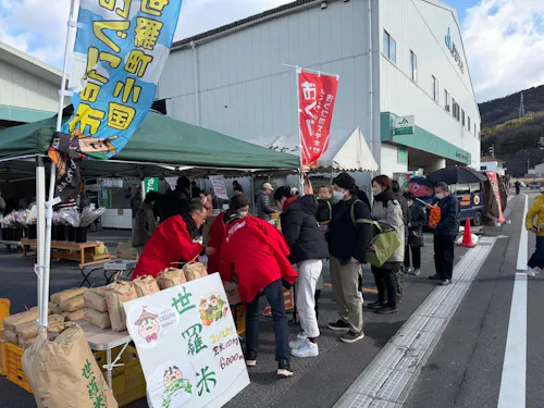 イベントでのお米販売