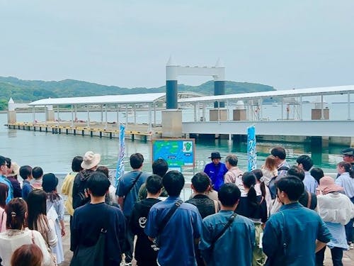 イルカ教室中♪