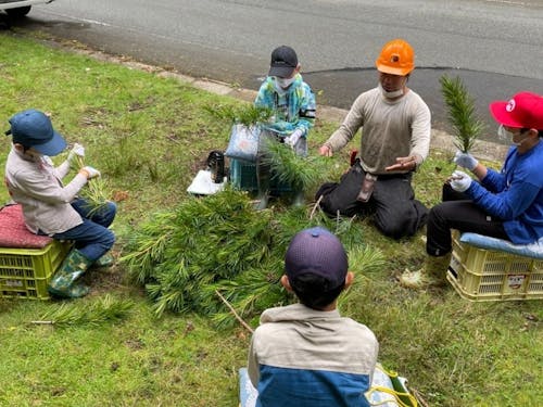 地域の子供に高野槇教室開催