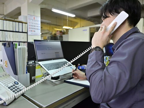 ▲様々な企業を訪問し魅力をキャッチ