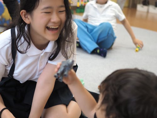 園児と小学生の異年齢交流